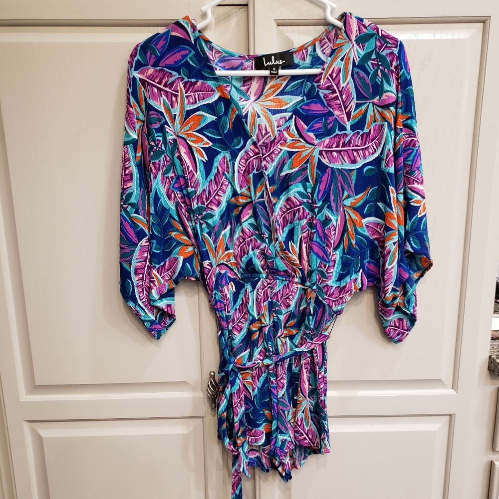 Lulus Hypnotized Purple Print Romper